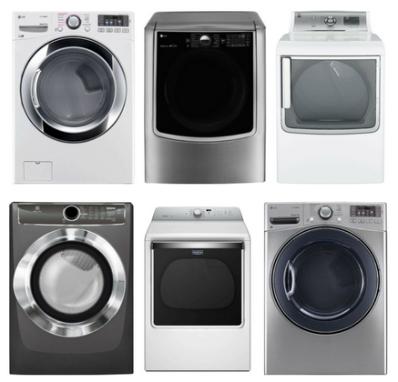 Image of types of dryers we repair